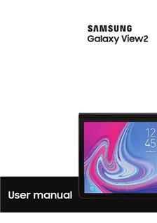 Samsung Galaxy View 2 manual. Camera Instructions.
